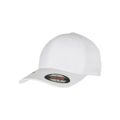 Image of Flexfit Recycled Polyester Cap Baseball, White, S M