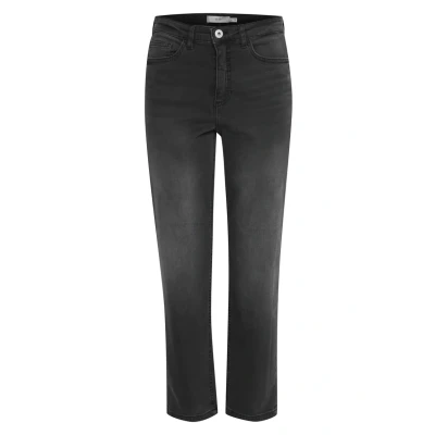 Image of ICHI Raven Straight leg jeans, Women&#039;s, Size: 26, Washed grey