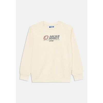 Image of Jack &amp; Jones Junior Jcotier Print CREW NECK Sweatshirt for kids, Size: 10y, Sweet corn