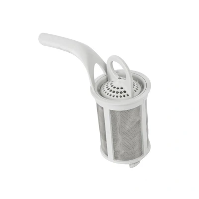 Image of Electrolux AEG 50297774007 sieve dishwasher drain filter, complete, light grey