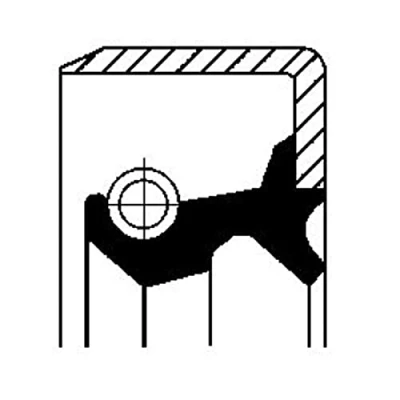 Image of Shaft Seal, differential CORTECO 01025712B