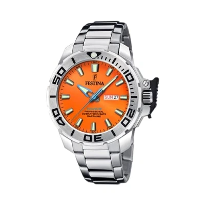 Image of Festina Watch, Men&#039;s, Size: One Size, Orange
