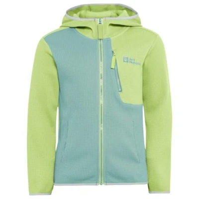 Image of Jack Wolfskin Unisex Children&#039;s Actamic Grid Midlayer K Fleece Jacket