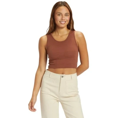 Image of Roxy GOOD Keepsake Top, Women&#039;s, Size: XL, Brown