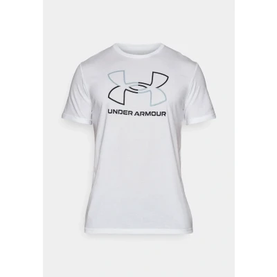 Image of Under Armour Foundation Update Print Tshirt, Men&#039;s, Size: Small, White/black