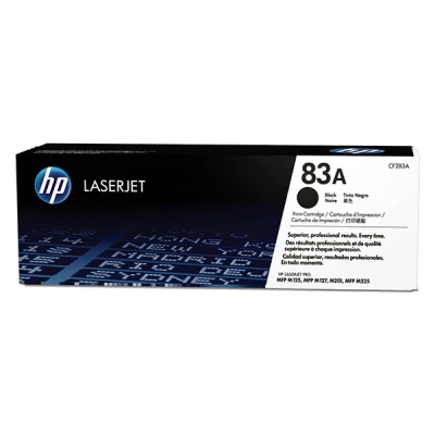 Image of HP CF283A 83A Original LaserJet Toner Cartridge, Black, Single Pack