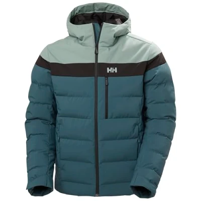 Image of Helly Hansen Bossanova Puffy Jacket Snowboard jacket, Men&#039;s, Size: Medium, Dark creek