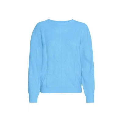 Image of ICHI Boston Jumper, Women&#039;s, Size: Small, Azure blue