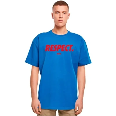 Image of Upscale by Mister TEE FOOTBALL`S Coming HOME Respect Oversize Print Tshirt, Men&#039;s, Size: 4XL, Blue
