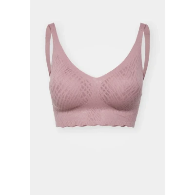 Image of Sloggi FEEL Bliss Bralette Bustier, Women&#039;s, Size: Large, Cacao