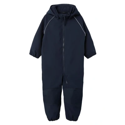 Image of Name it Nmnalfa SUIT Solid Unisex Rainsuit for kids, Size: 1.5 2y, Dark sapphire