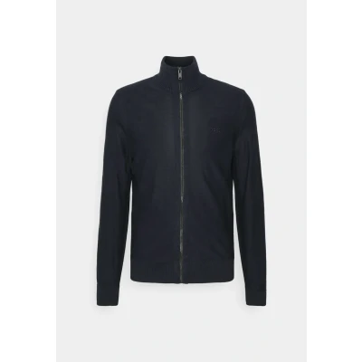 Image of BOSS AVAC Cardigan, Men&#039;s, Size: Small, Dark blue