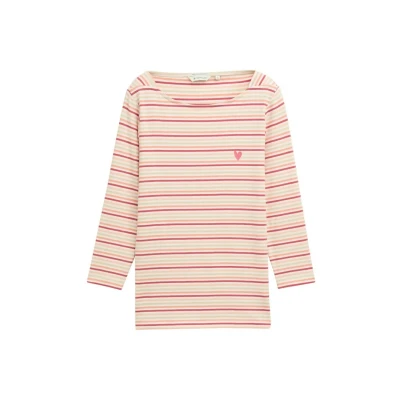 Image of TOM Tailor MIT Streifenmuster Long sleeved top, Women&#039;s, Size: XS, Multicolor regular stripe