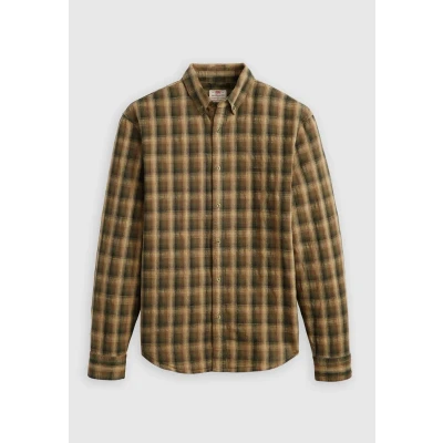 Image of Levi&#039;s Authentic Shirt, Men&#039;s, Size: Small, Yuri plaid kelp
