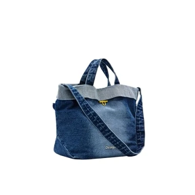 Image of Desigual SET Tote bag, Women&#039;s, Size: One Size, Blue