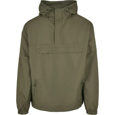 Image of Brandit Accessoires PULL OVER Windbreaker, Men&#039;s, Size: Large, Olive