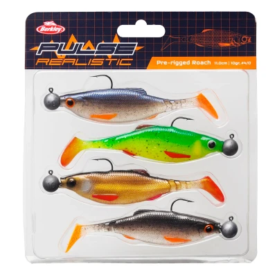 Image of Berkley Pulse Realistic Roach Prerigged 15cm Shad