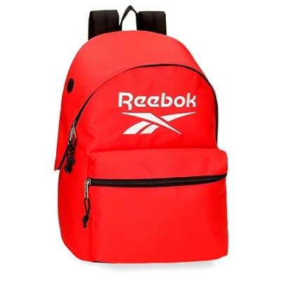 Image of Reebok Unisex Kids Boston Luggage Messenger Bag, Red, Mochila Escolar Doble Compartimento, Double Compartment School Backpack