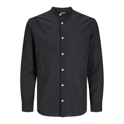 Image of Jack &amp; Jones Jjebreeze BAND Shirt Shirt, Men&#039;s, Size: 3XL, Black
