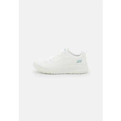 Image of Skechers Women&#039;s Bobs Squad Chaos Face Off Sneaker, White, 3 UK Wide