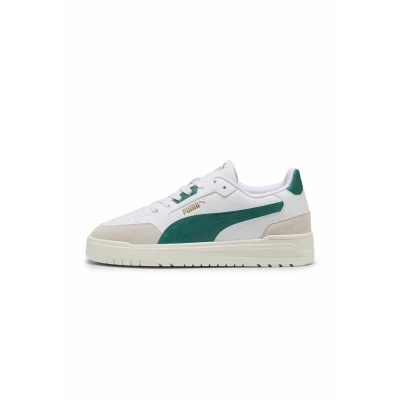 Image of Puma Unisex&#039;s Shuffle Downtown Og Sneaker, White Wild Green Vapor Gray, 9 UK