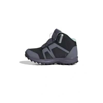 Image of Adidas Terrex BOA MID Hiking shoes for kids, Size: 10K, Core black ftwr white preloved violet Textile/synthetics
