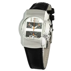 Image of Chronotech Womens Analogue Quartz Watch with Leather Strap CT7280M 03,