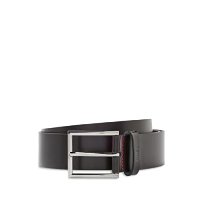 Image of HUGO Giaspo Belt, Men&#039;s, Size: 30, Dark brown