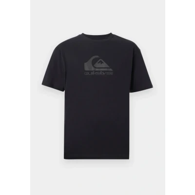 Image of Quiksilver COMP LOGO Unisex Print Tshirt, Size: XS, Black