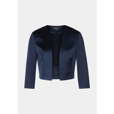 Image of Vera Mont MIT Kellerfalten Blazer, Women&#039;s, Size: 20, Night sky