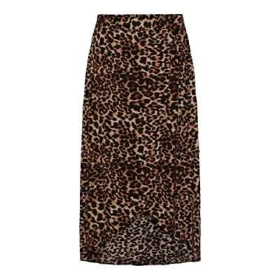 Image of Pieces Pctala Wrap Skirt skirt, Women&#039;s, Size: XS, Indian tan
