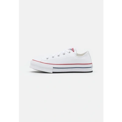 Image of Converse Chuck Taylor ALL STAR EVA LIFT Platform Unisex Trainers for kids, Size: 4.5, White/garnet/navy Textile