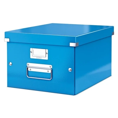 Image of Leitz A4 Storage Box, Click and Store Range 60440036, Medium, Blue