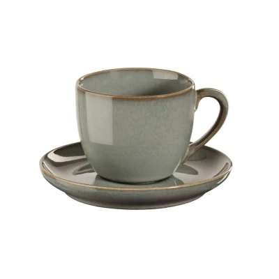 Image of ASA Selection Espresso cup with saucer Saisons Eucalyptus 90 ml