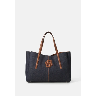 Image of BOSS Anett TOTE Handbag, Women&#039;s, Size: One Size, Open blue