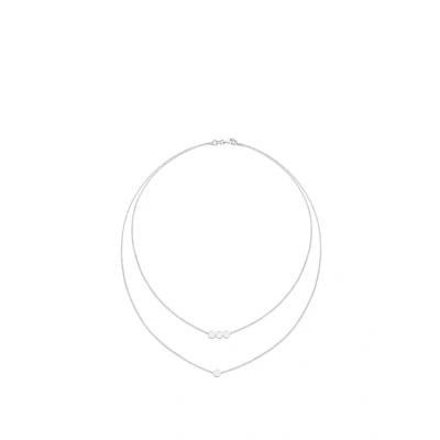 Image of Elli Plate Layer LOOK Necklace silvercoloured, Women&#039;s, Size: 42, Silver coloured