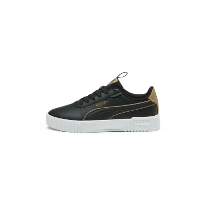 Image of Puma Carina 2.0 POP UP Trainers, Women&#039;s, Size: 3, Black gold white Synthetics