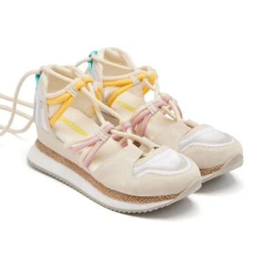 Image of Gioseppo Bridport Trainers, Women&#039;s, Size: 5, Blanco Imitation leather/ textile