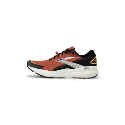 Image of Brooks Road running shoes, Men&#039;s, Size: 8, Burnt sienna black coconut Textile