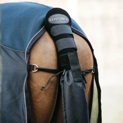 Image of Kentucky Horsewear Tailguard &amp; Tailbag Black Horse Tail Guard Riding Equestrian