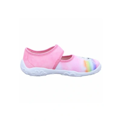 Image of Superfit Touchstrap shoes for kids, Size: 2.5/3, Rosa Textile