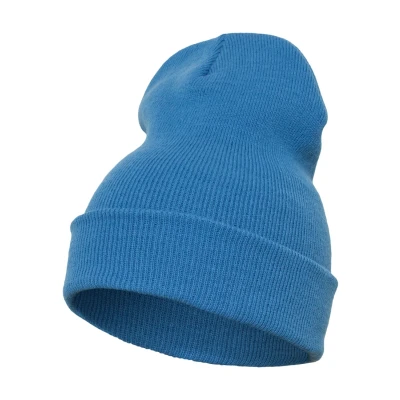 Image of Flexfit Yupoong Heavyweight LONG Beanie, Size: One Size, Cl blue