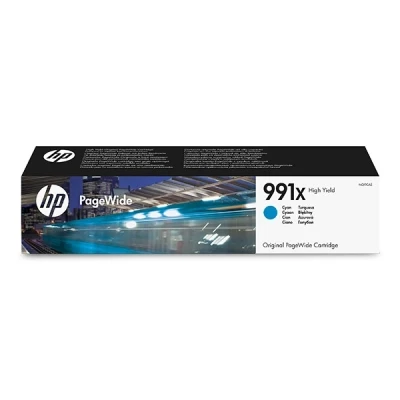 Image of HP M0J90AE 991X High Yield Original PageWide Cartridge, Cyan, Single Pack