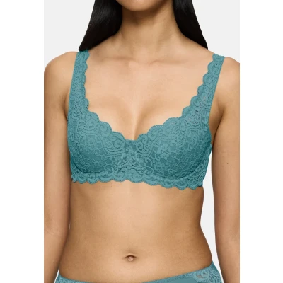 Image of Triumph Amourette Underwired bra, Women&#039;s, Size: 36A, Quiet turquoise