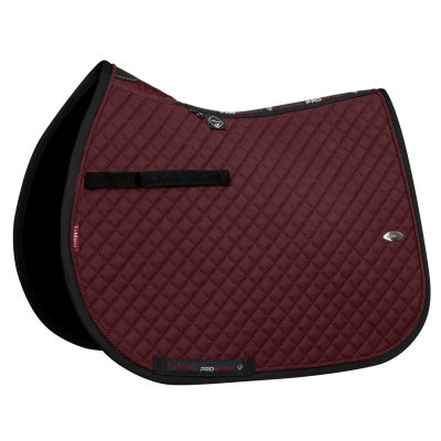 Image of LeMieux Wither Relief Mesh Burgundy jumping saddlepad