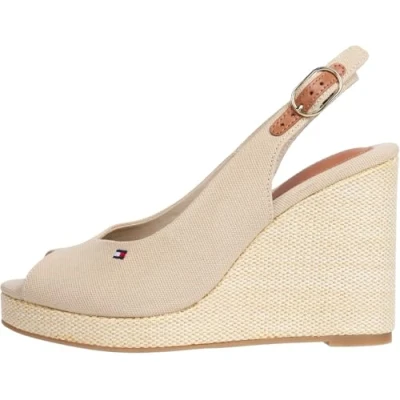 Image of Tommy Hilfiger Wedge sandals, Women&#039;s, Size: 6, Horseradish Textile
