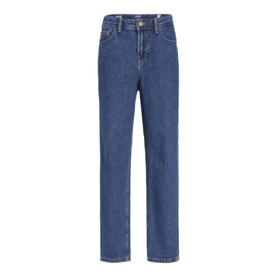 Image of Jack &amp; Jones Junior Jjichris Jjoriginal JNR Straight leg jeans for kids, Size: 10y, Blue denim