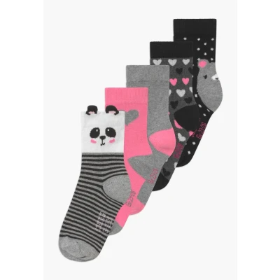 Image of Schiesser Girls&#039; Stockings Socks Pack of 5 (Pack 5), Assorted 1_172632, 22