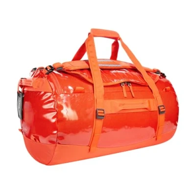 Image of Tatonka Barrel 65L Waterproof Travel Bag with Backpack Function, Large Opening, Padded Base and Lockable Zip, Black, 65 litres, Durable stowable Shoulder Straps,