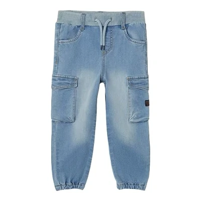 Image of Name it Nmmben Baggy Relaxed fit jeans for kids, Size: 1.5 2y, Medium blue denim